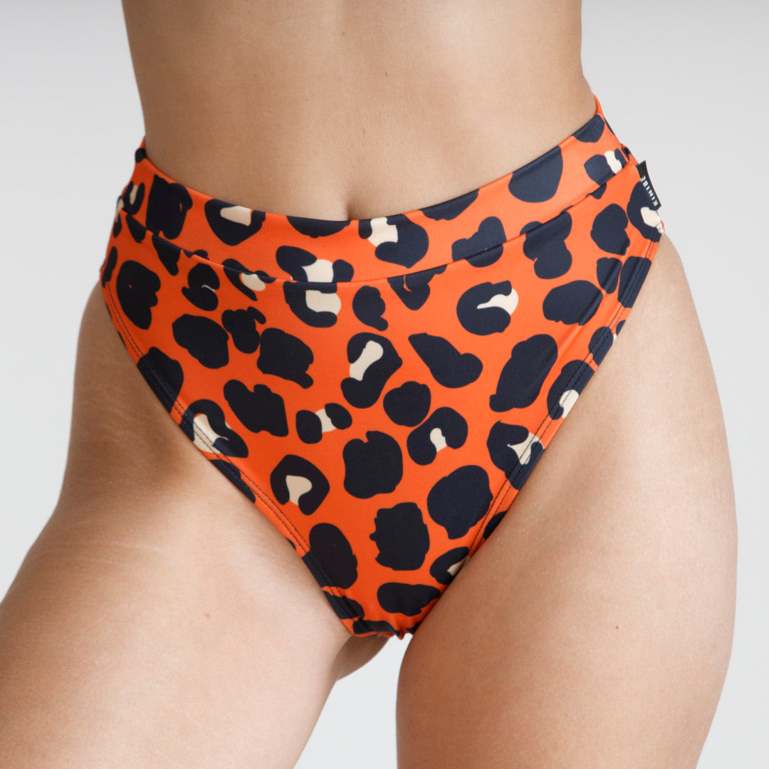 Bikini bottom Venice Leopardo Naranjo