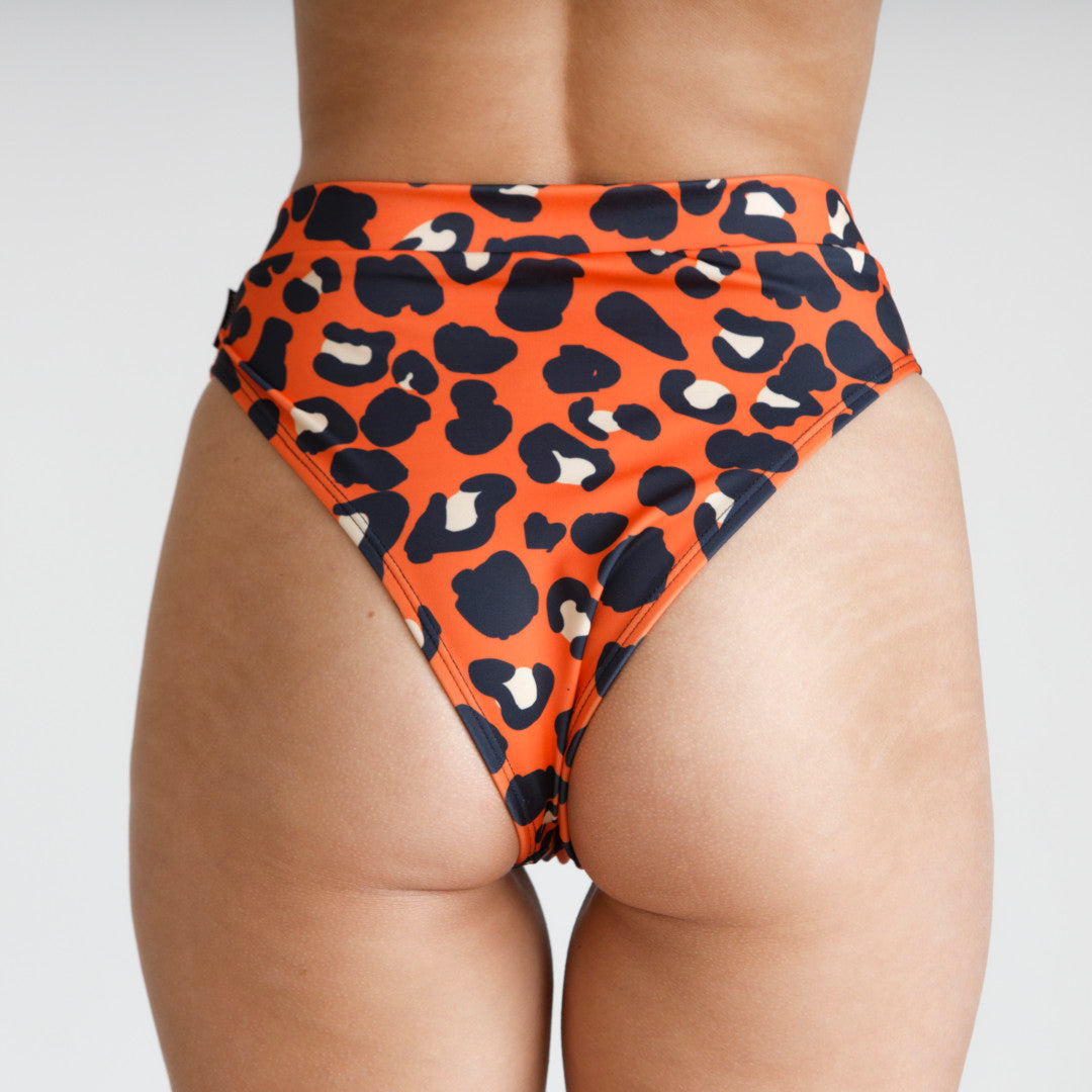 Bikini bottom Venice Leopardo Naranjo