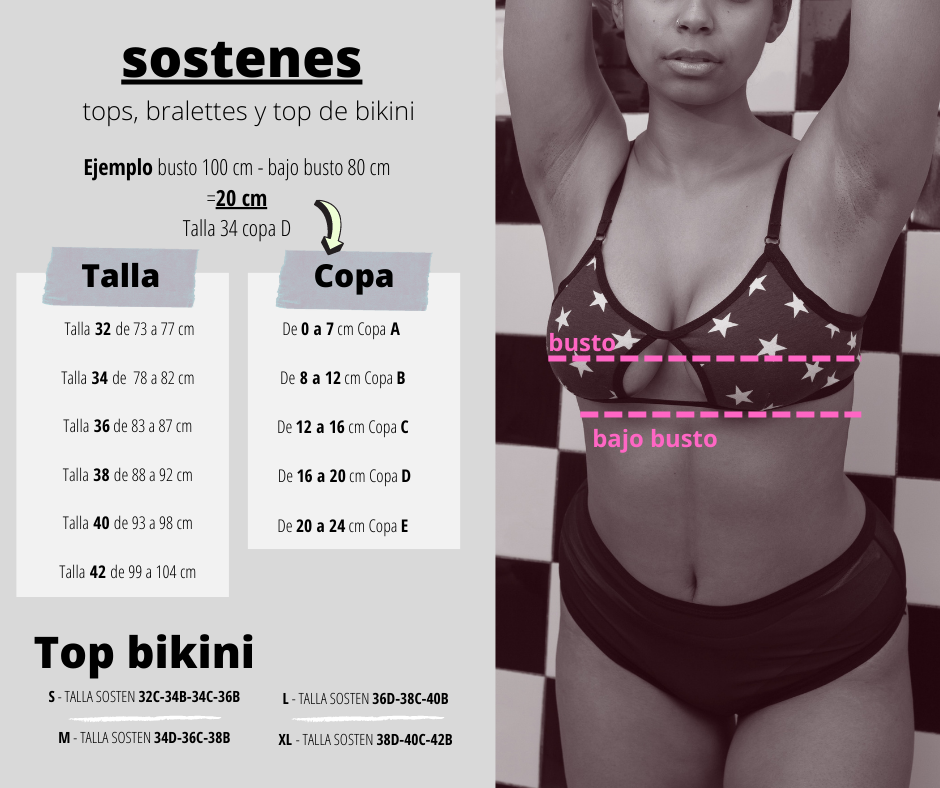 Sostén sin barba Negro A pedido