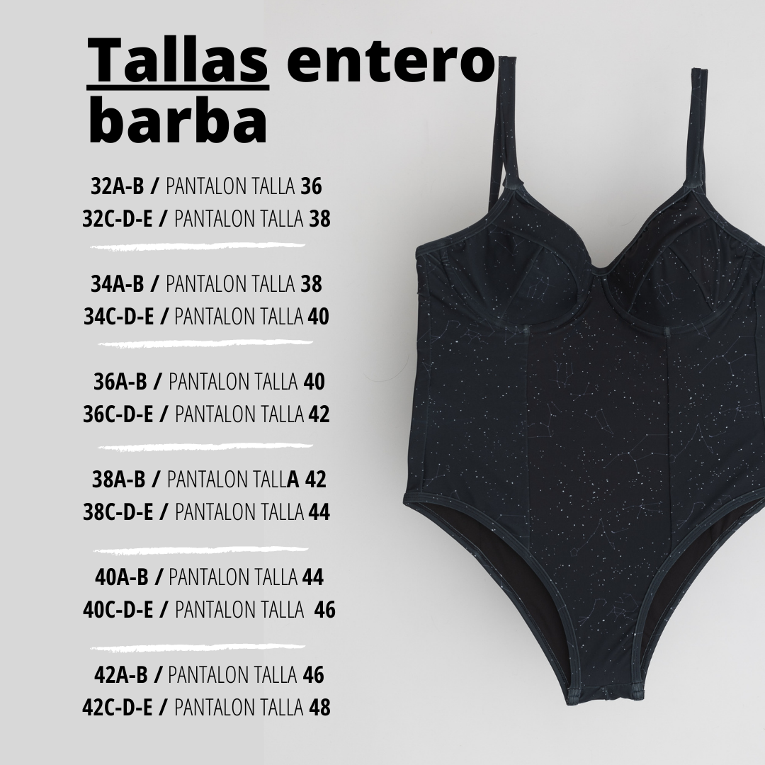 Traje de baño Barba negro Stock