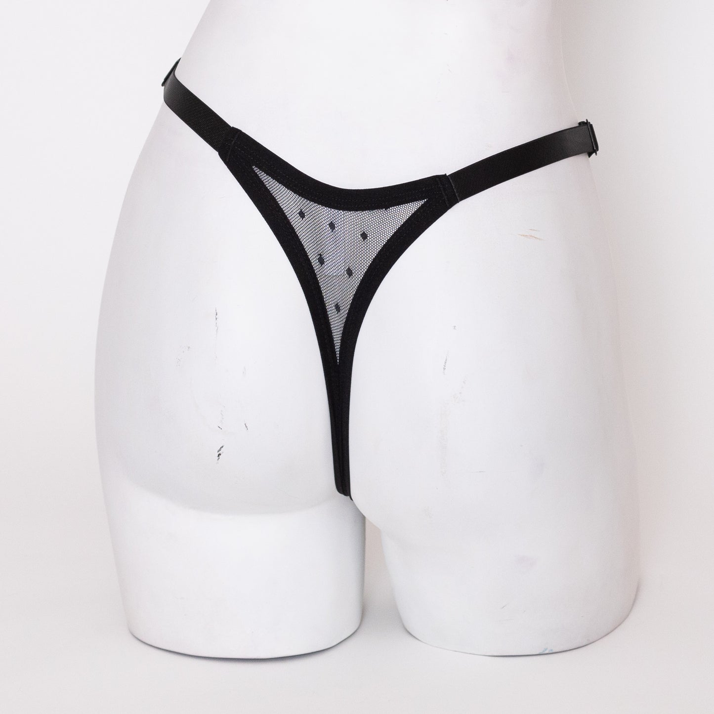 Tanga malla transparente Tigre Puntitos