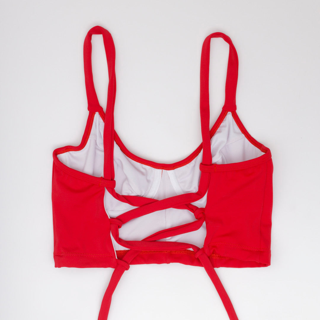 Bustier Rojo