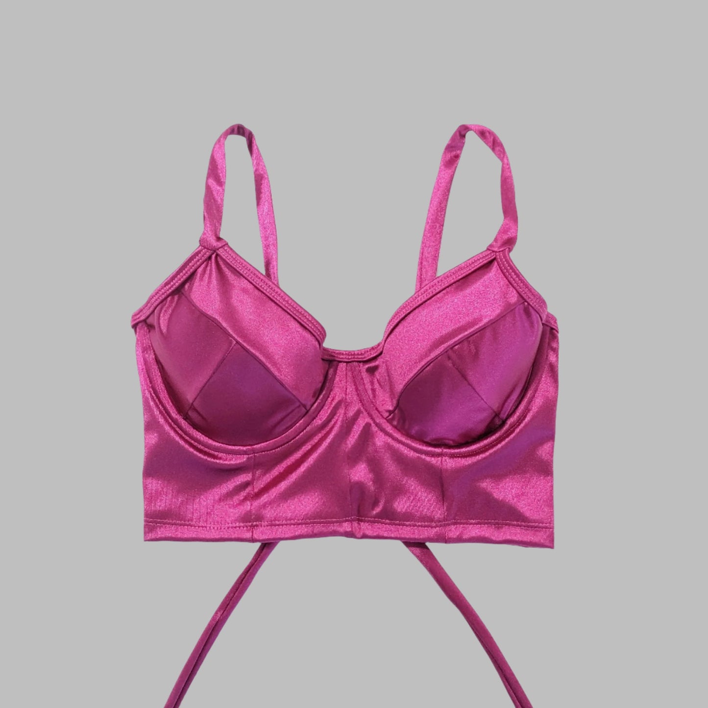 Bustier Shine Fucsia