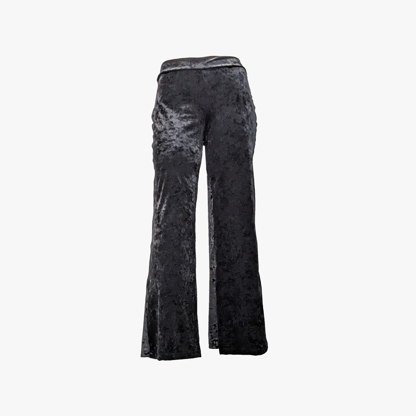 Pants Flare Leggings acampanado Velvet Negro