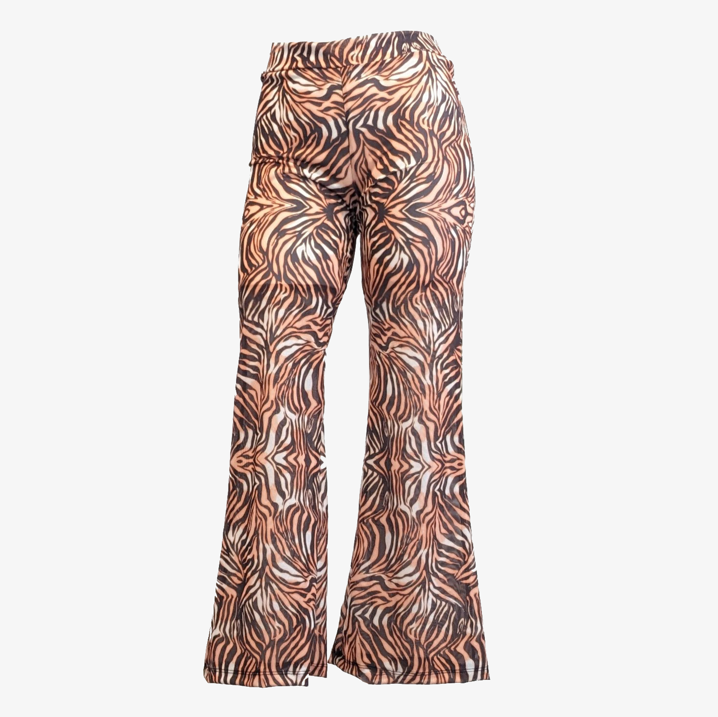 Pants Flare Leggings acampanado malla Tigre