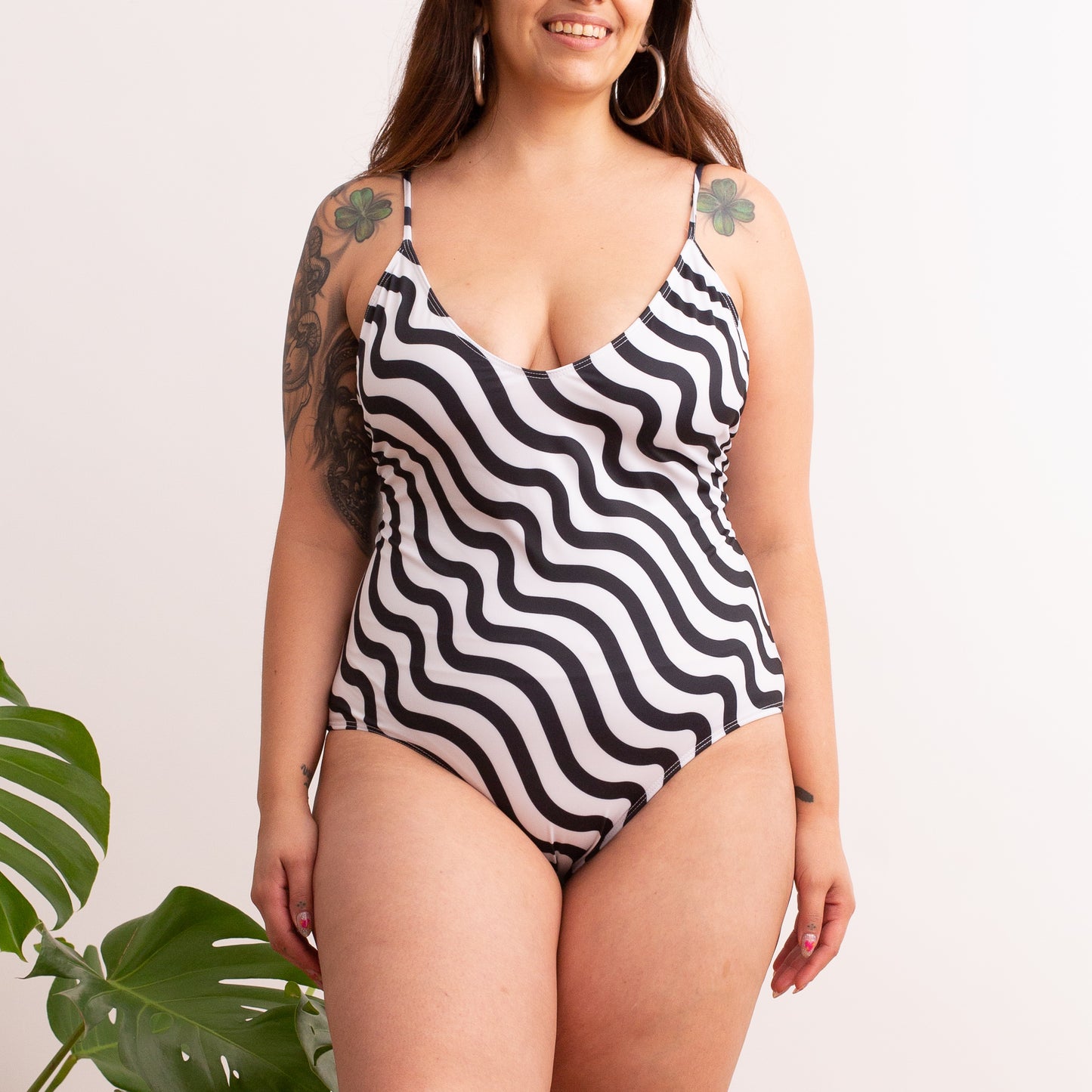 Traje de baño tiritas Ondas