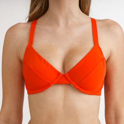 Bikini Top con aro Rio - Naranjo