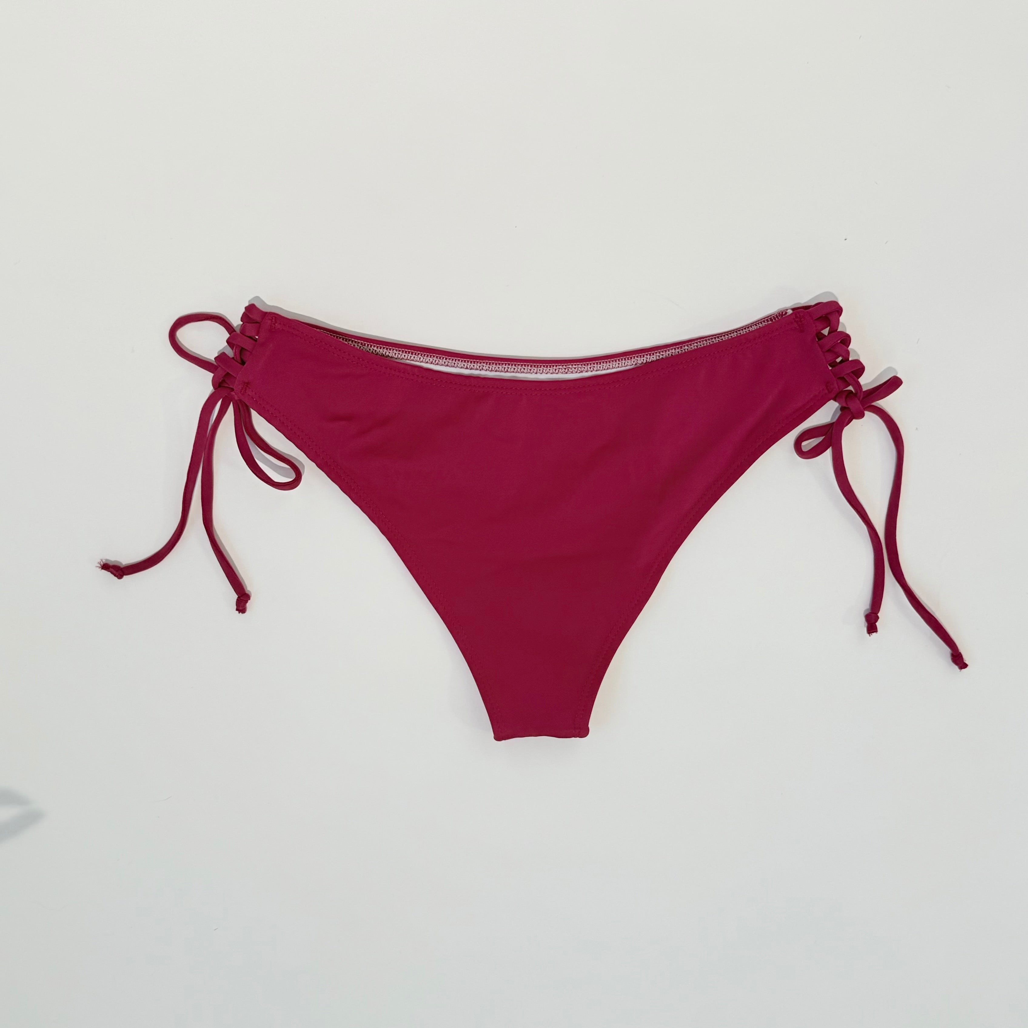 Bikini Mikonos tiritas con amarra lateral varios colores - A pedido 10 días hábiles