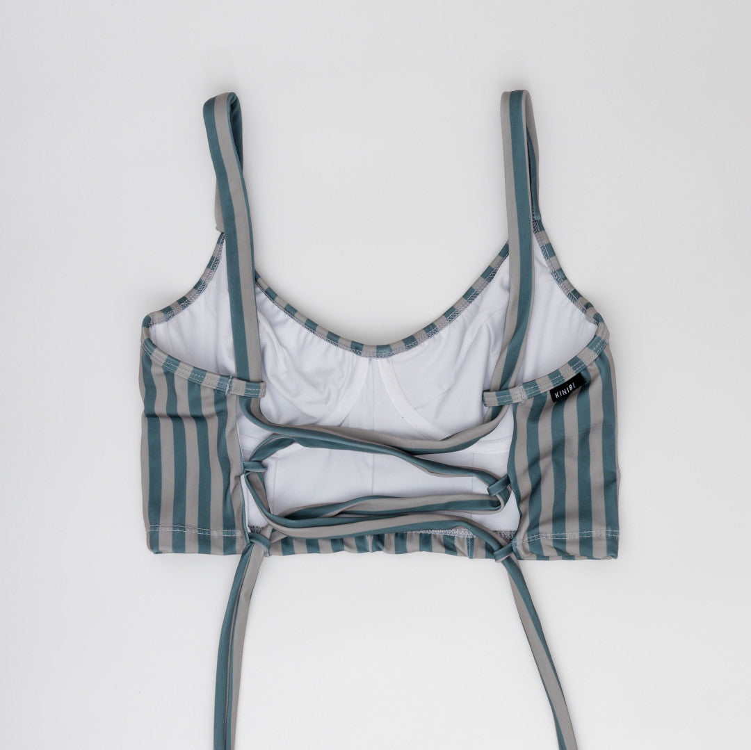 Bustier Dusk Lines UV+50 - Tirantes Ajustables - Bikini Top - A pedido 10 días hábiles