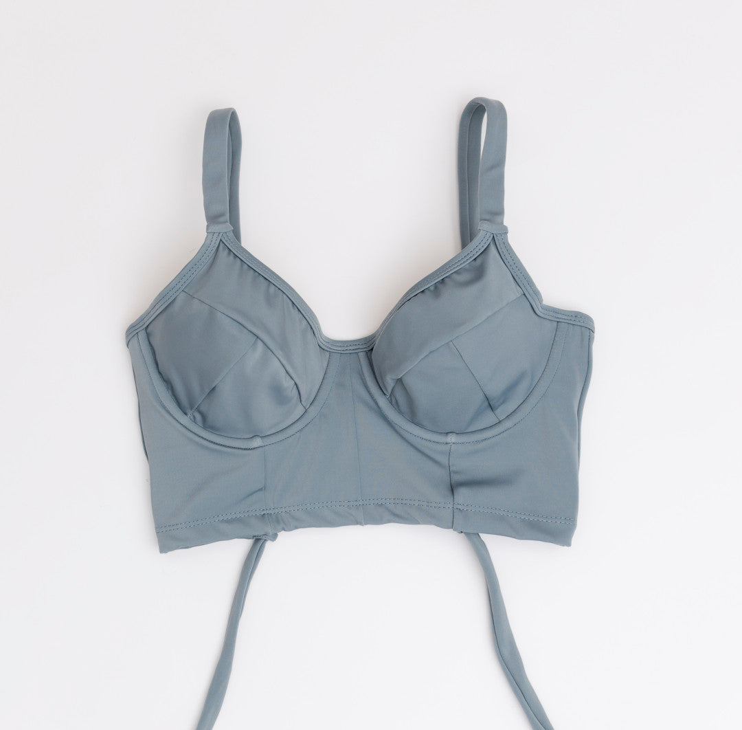 Bustier Gris celeste