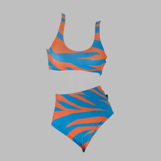 Bikini Set Tigre Azul