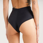bikini bottom brazil extra alto lado espalda mujer negro - Kinibe