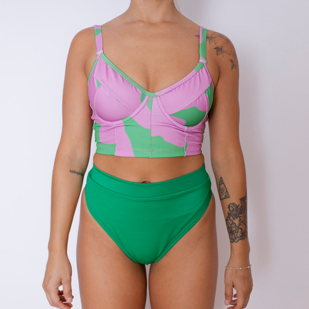 Bustier Manchas Verde