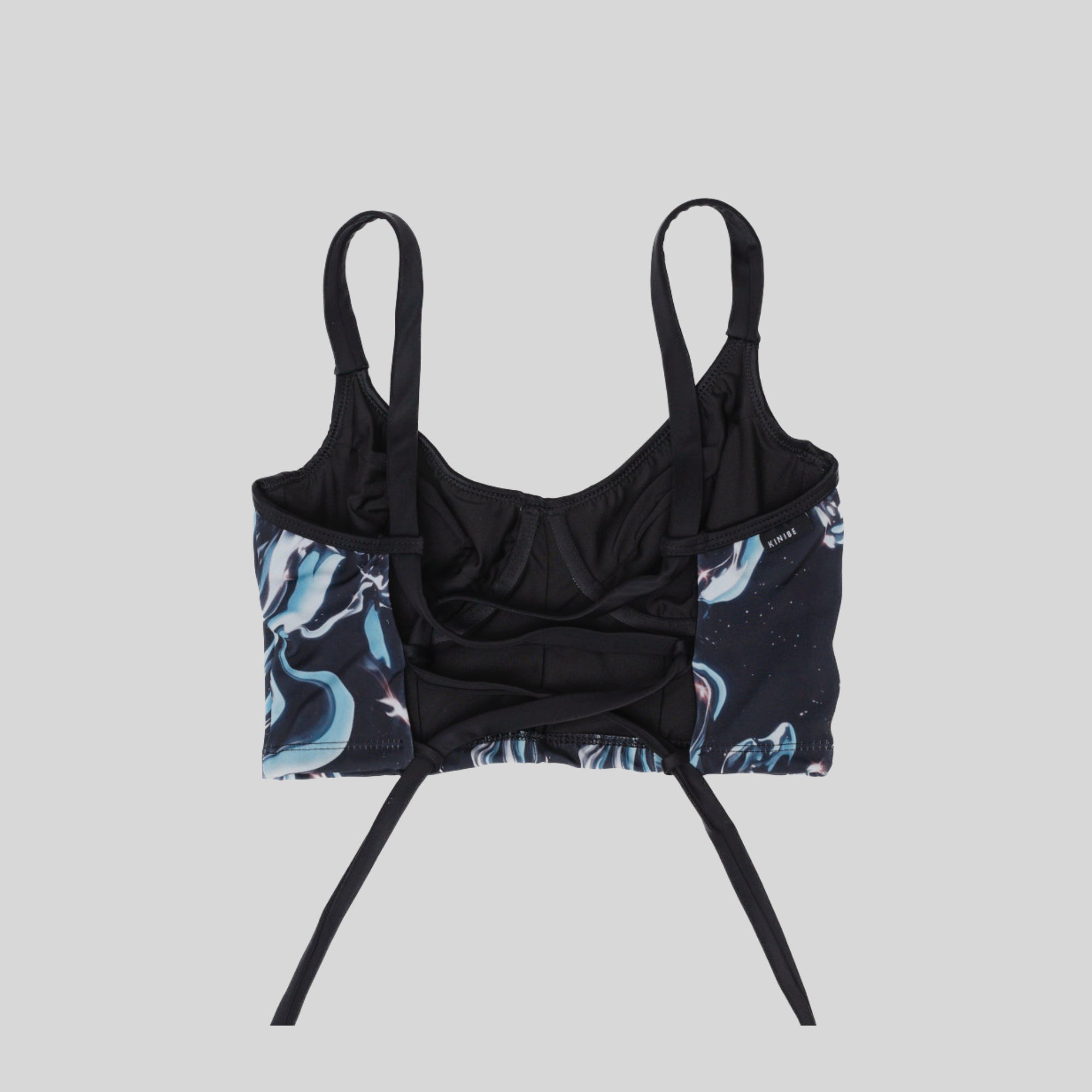 Bustier Midnight Sea UV+50 - Bikini Top Premium con Soporte