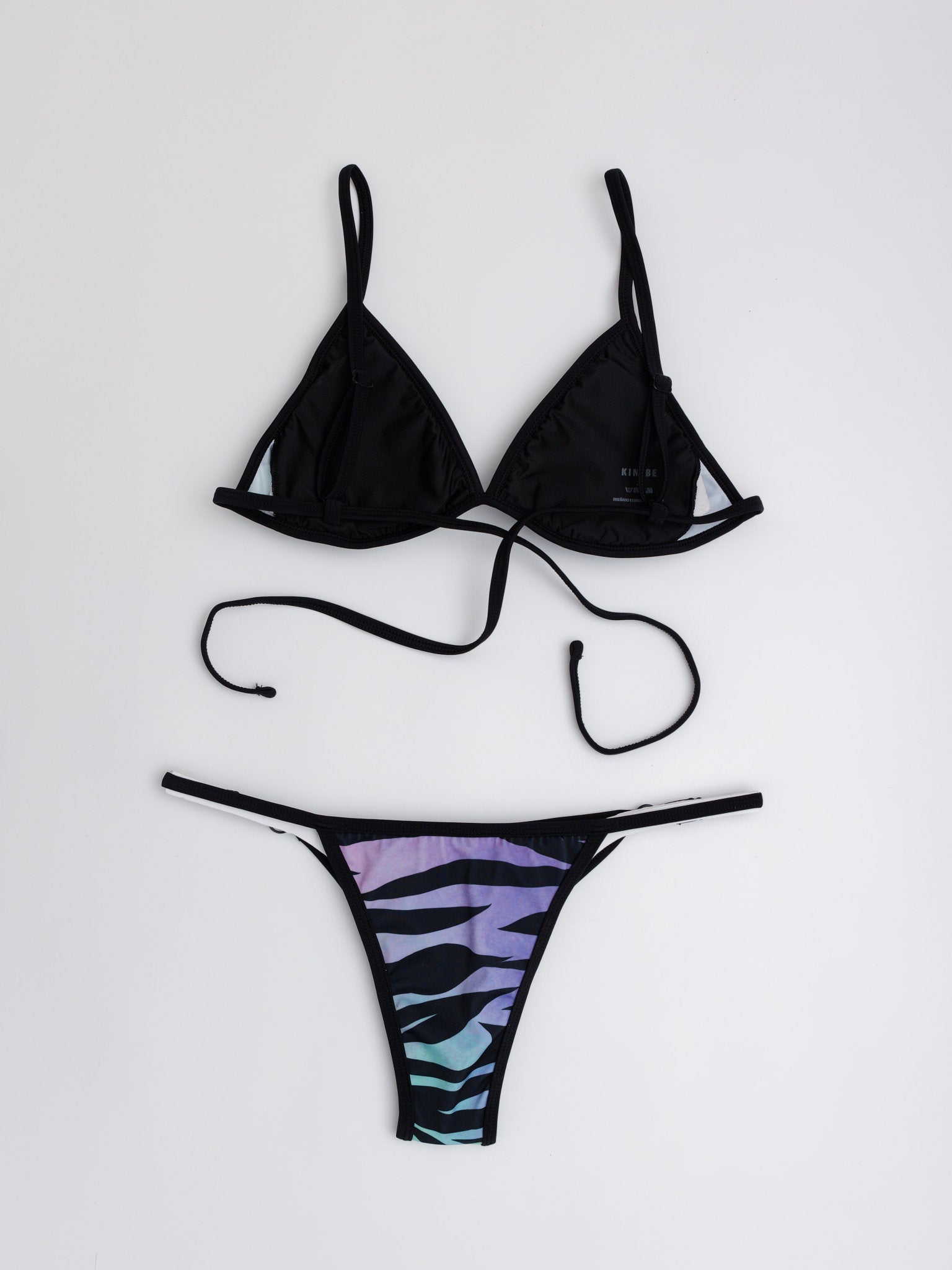 Conjunto Bikini Ipanema Tigre Color — Triángulo Animal Print
