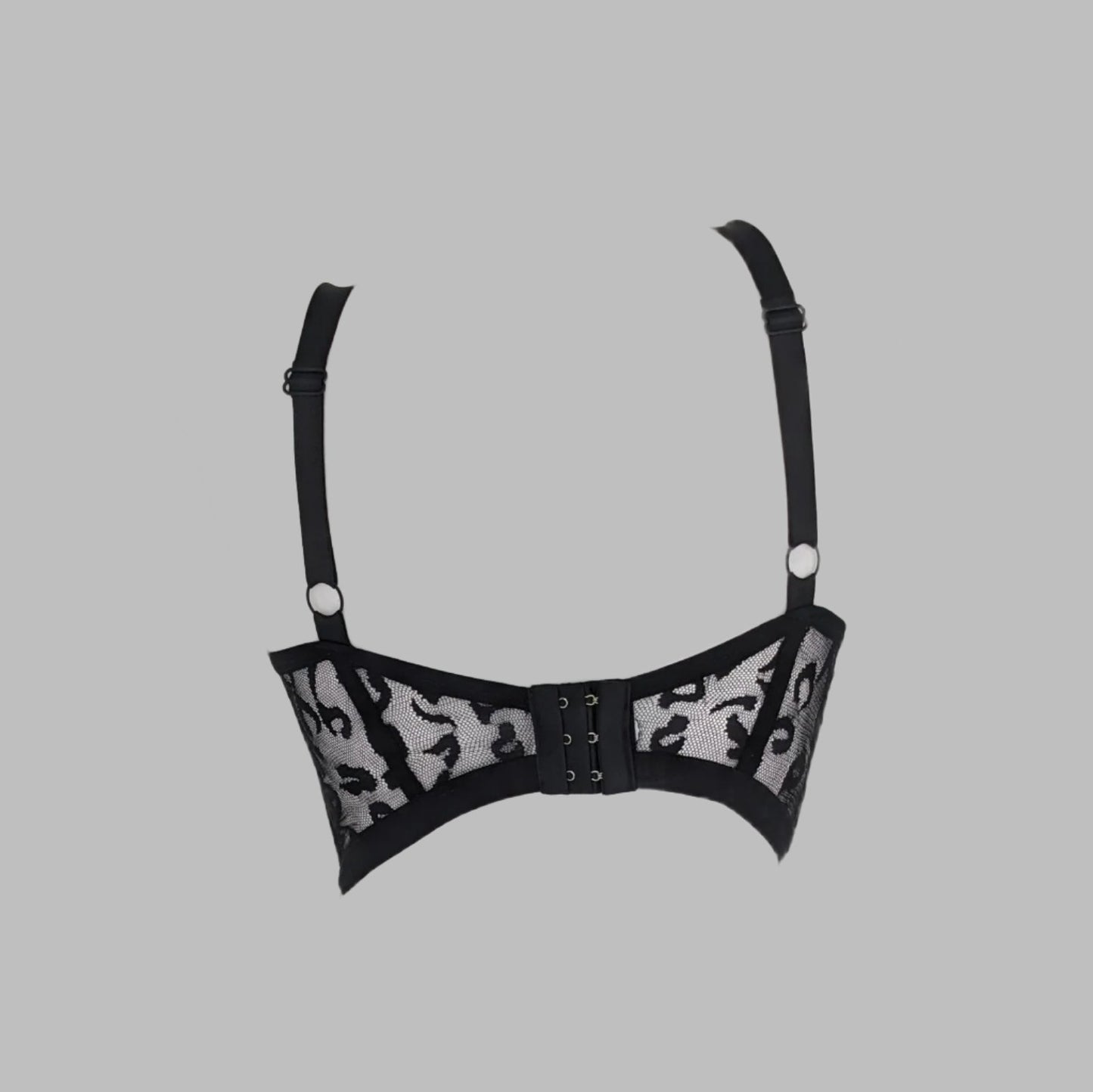 Bustier Leopardo Negro