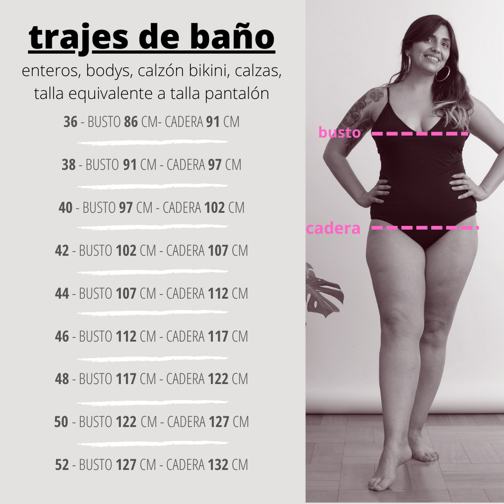 tabla de tallas kinibe