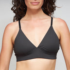 Black barbless bra with clasp - Custom made · 10 days delivery