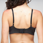 Black barbless bra with clasp - Custom made · 10 days delivery