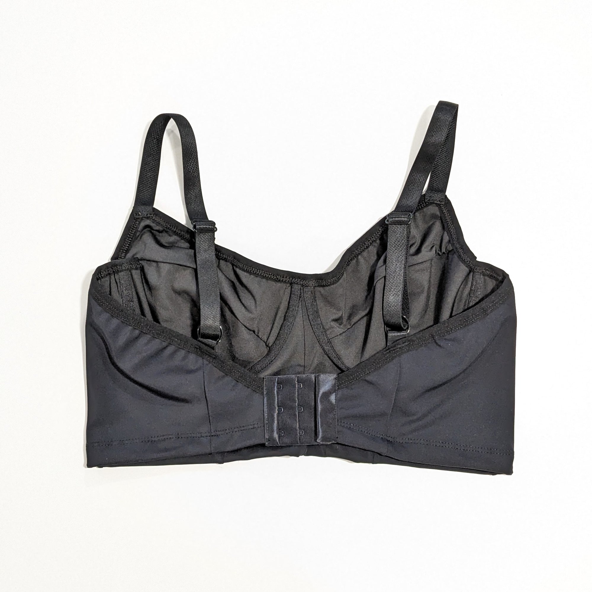 Sostén Bustier Negro Lycra