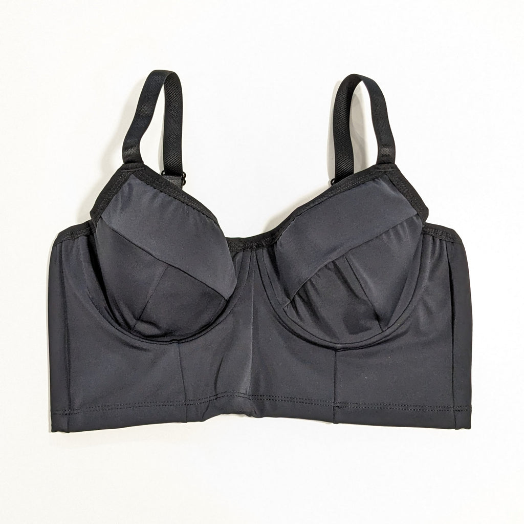 Black Lycra Bustier Bra