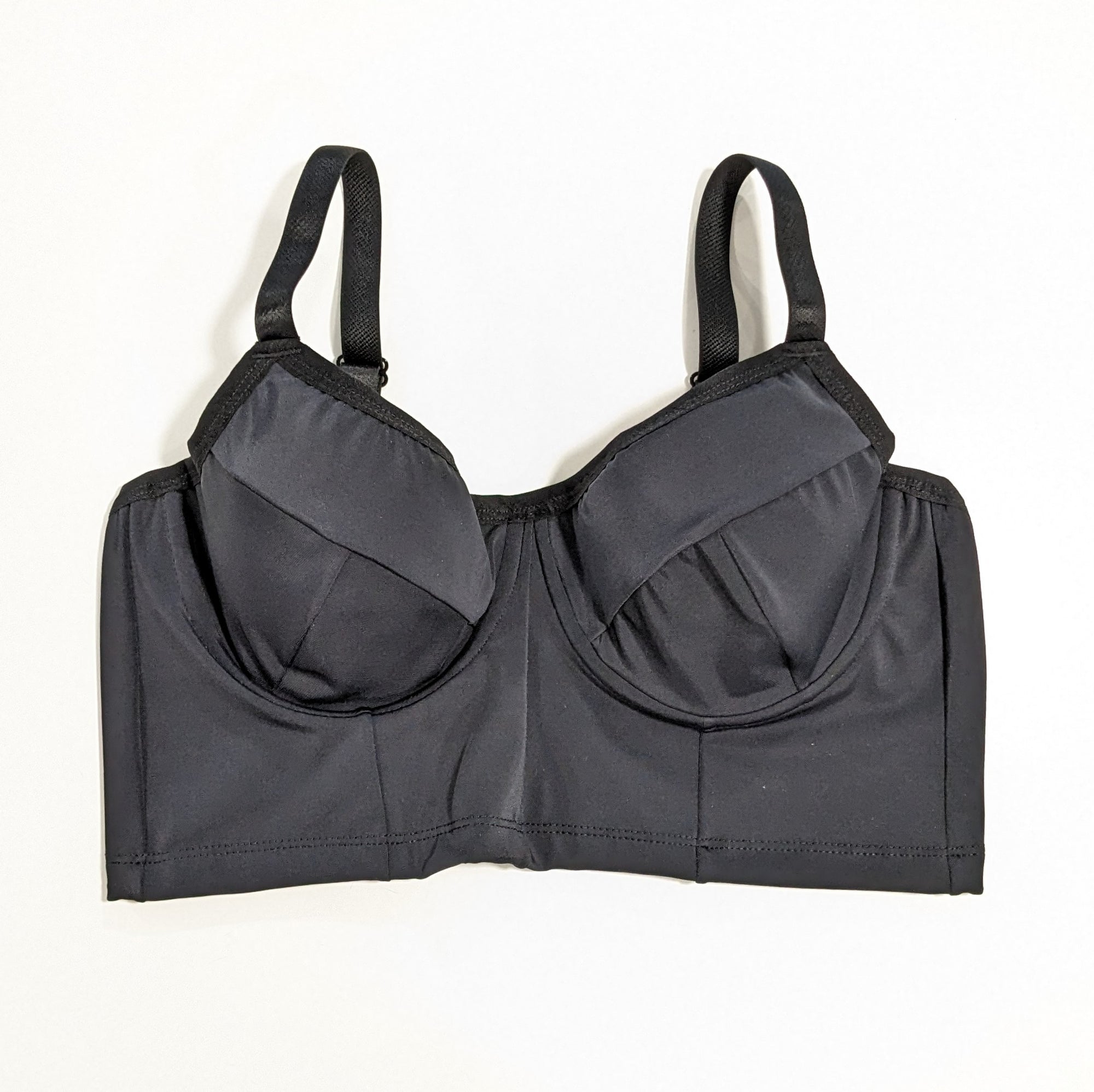 Sostén Bustier Negro Lycra